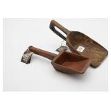 Wooden Reproduction Scoops by Colonial Vintage