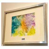 Silver Framed Watercolor