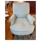 Upholstered Chair with Down Feather Cushion