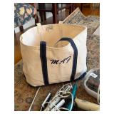LL Bean Boat Bag Monogrammed and Hair Care