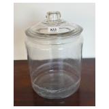 Large Clear Glass Canister