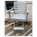 By the Yard Bar Height Swivel Chair Poly Lumber