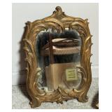 Antique Gold Ornate Mirror