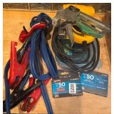 Jumper Cables, Staple Gun & Staples