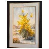 Paloverde Tree by Trever Bennett Watercolor