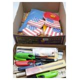 Lot of Paper Napkins and Lighters