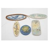 (5) Assorted Tiles by Marci Freeman