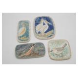 (4) Assorted Tiles by Marci Freeman
