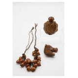 Vintage Hawaiian Pikake Perfume Bottle, Hand