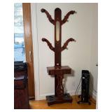 Antique Victorian Mahogany Hall Tree