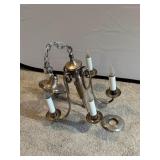 Silver Tone Light Fixture