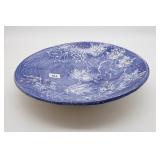 Blue & White Leaf Pottery Bowl
