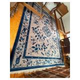 Oriental Rug Blue & Tan German Tag Anton Dapper