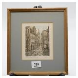 Cantiago De Compostela Print by Fori Ramin