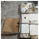 Large Lot of Assorted Size Shopping Bags and