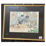 Sanzo Wada Woodblock Print A Farm House