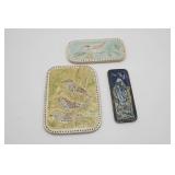 (3) Assorted Ceramic Tiles by Marci Freeman