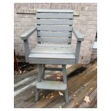 By the Yard Bar Height Swivel Chair Poly Lumber