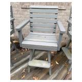 By the Yard Bar Height Swivel Chair Poly Lumber