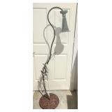 Copper and Cast Iron Floor Lamp