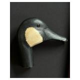 Hand Carved Wooden Walking Cane w/Duck Head