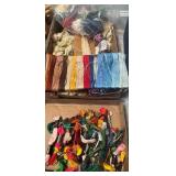 Embroidery Floss and Yarn