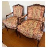 Pair of French Provincial Style Wood Framed