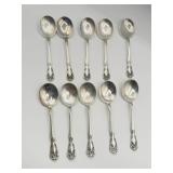 Chateau Rose by Alvin Sterling Silver Soup Spoons