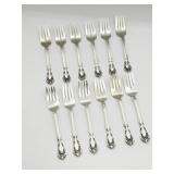 Chateau Rose by Alvin Sterling Silver Salad Forks