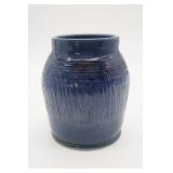 Blue Grass Pottery Vase by Marci Freeman
