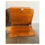 Antique Cast iron Hardwood School Desk w/