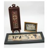 Framed Quilt Blocks Print, Postcard,