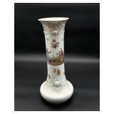 Tall Hand-Painted Decorative Porcelain Vase