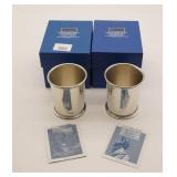 Two Salisbury Pewter Julep Cups