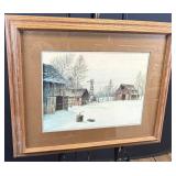 Framed Print Barns Galore by Gene Spek