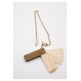 Vintage Address Book For Necklace w/Chain