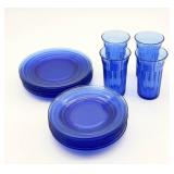 Hazel Atlas New Century Cobalt Blue