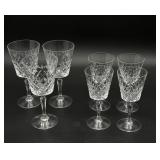 7 Crystal Glasses