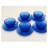 5 Hazel Atlas Aurora Cobalt Blue