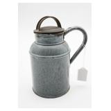 Gray Graniteware Pitcher with Lid