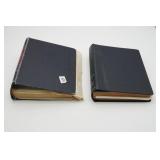 Two Stamp Albums with Partial Collections