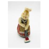 Vintage Wind-Up Rabbit Toy With Vacuum