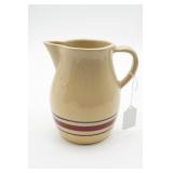 RRP Co Pottery Pitcher with Stripe Design