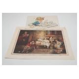 Vintage Art Prints Featuring Children