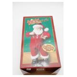 Jingle Bell Rock Santa Figurine