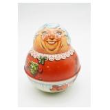 1981 Mrs. Claus Tin Container by Chein Industries