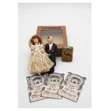 Vintage Dolls, Dime Kitty Banks, and