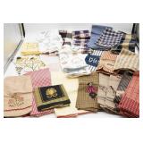 Kitchen Linens Lot with Vintage Designs
