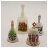 Four Decorative Ceramic Bells