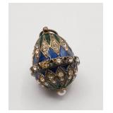 Vintage Vermeil & Enamel Egg Charm/Pendant
